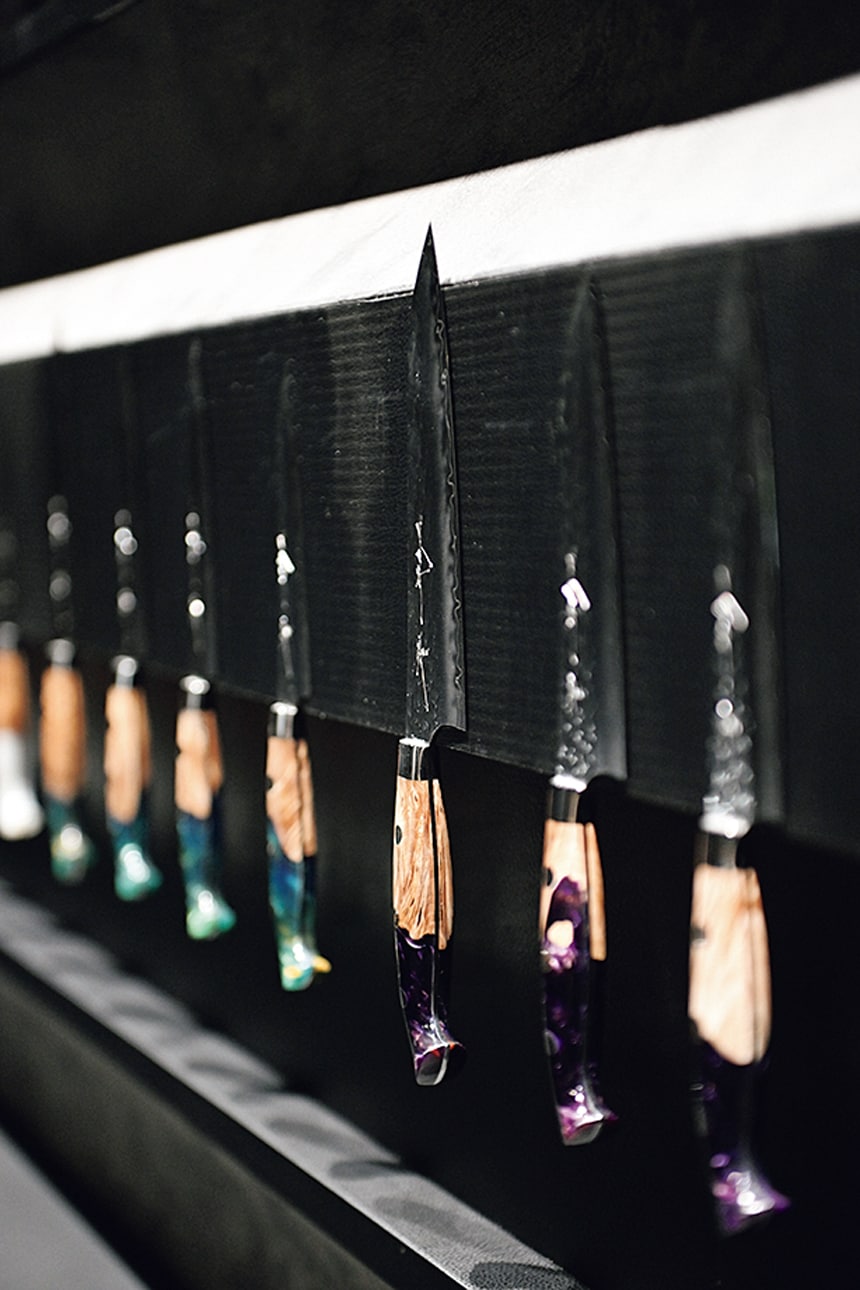 黒﨑さんの包丁は国内トップクラスの和食店はもちろん、海外からも注文が殺到。