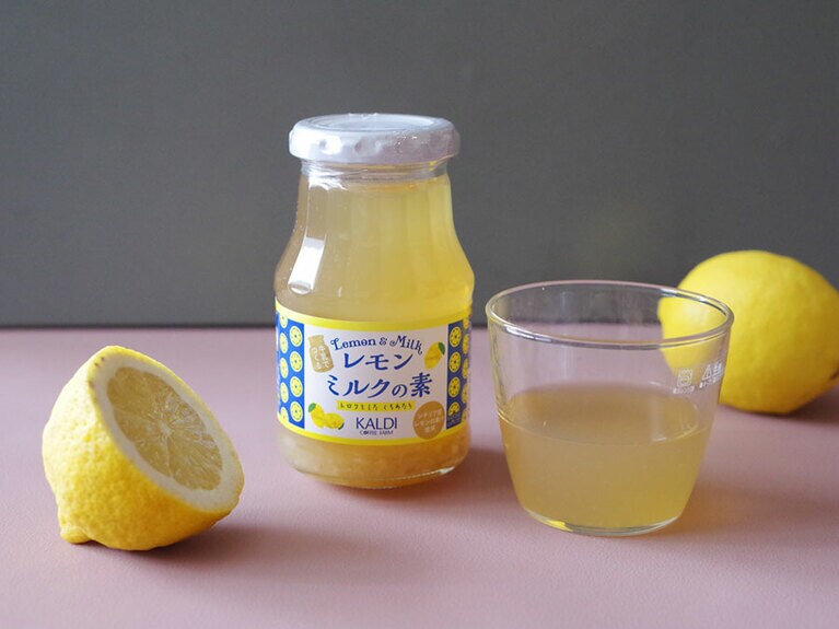 レモンミルクの素／398円。