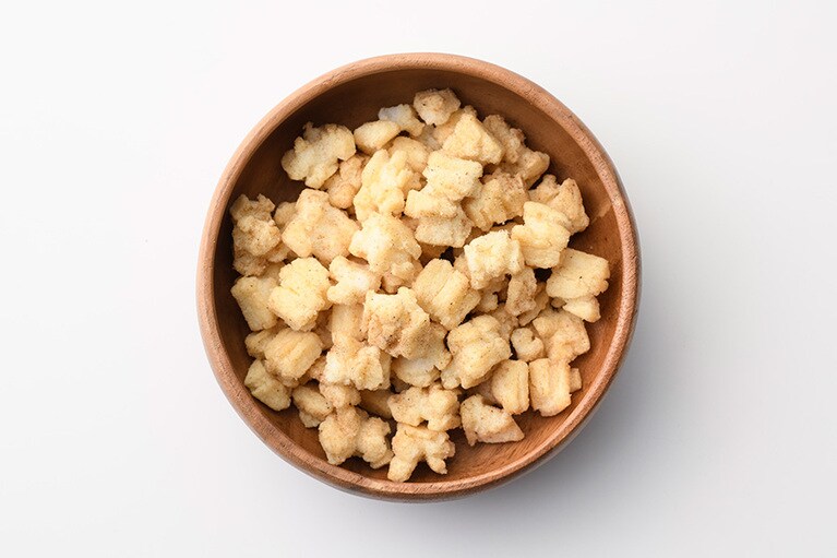 【佐賀県】佐嘉の絲の「佐賀揚げもちおかきステーキバター醤油風味」。