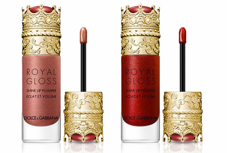 ロイヤルグロス シャインリッププランパー 各4,510円。左から：PreciousRed、DivineNude。EC・店頭で先行予約開始：10月18日(月)、発売日：11月1日(月)。