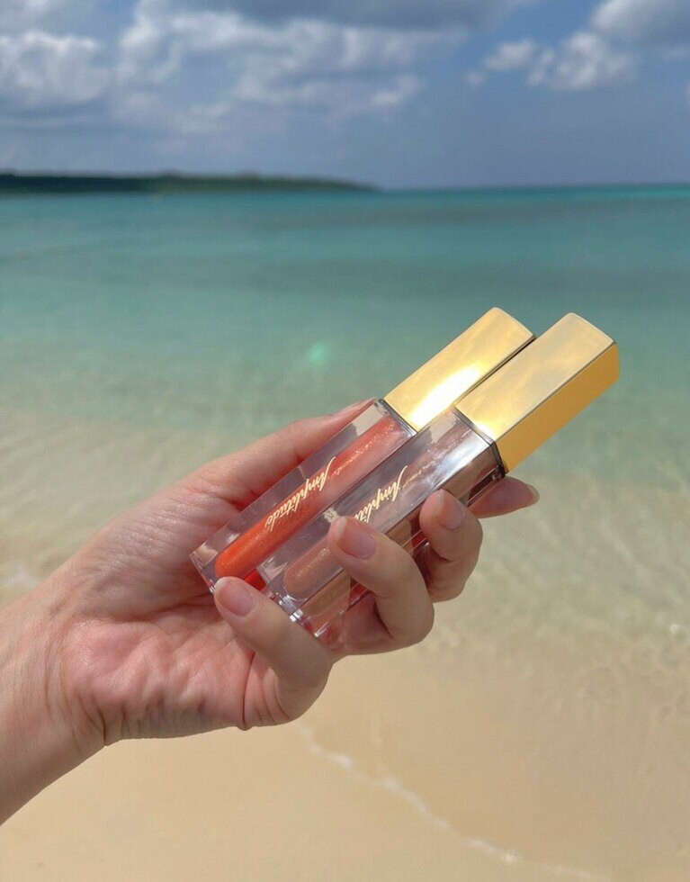 太陽に似合う繊細なきらめきが可愛い。