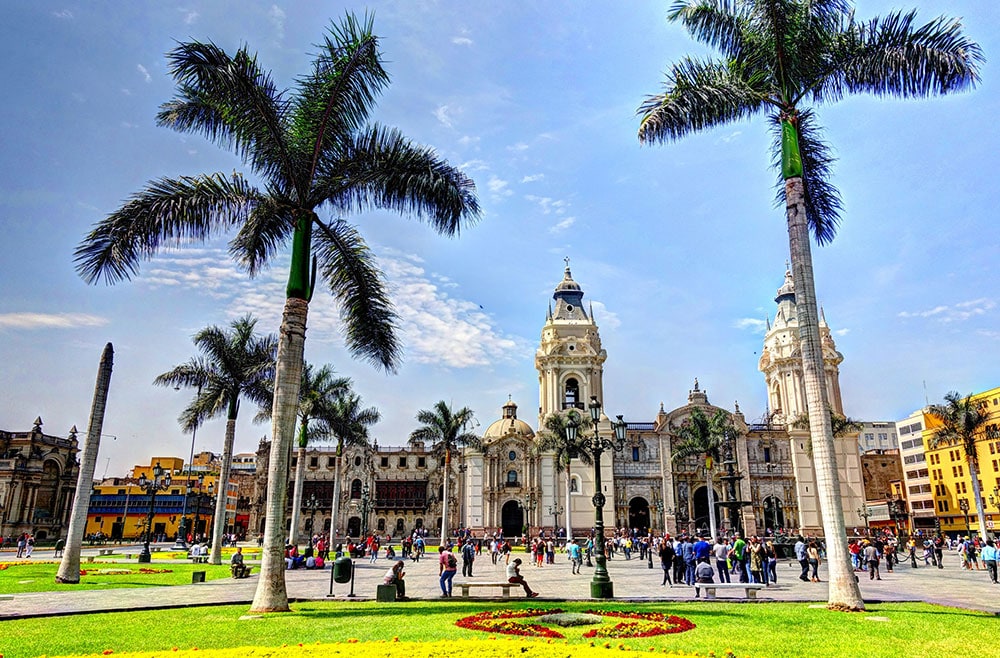 南米きっての美食都市リマ。旧市街セントロ地区は世界遺産に登録され、美しい建築がいっぱい！　Photo：mehdi33300/123RF