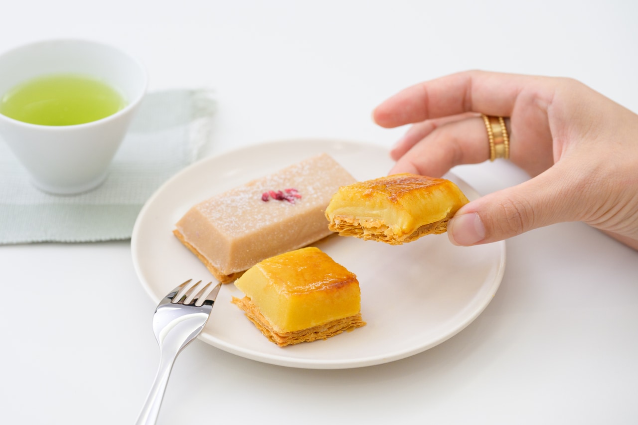 サクサク感となめらかペーストのコントラストがおいしい。