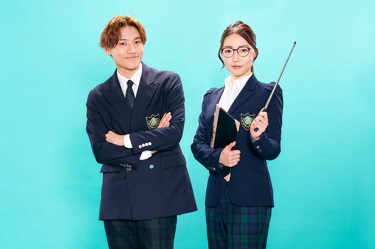 左：こもり校長、右：COCO教頭。