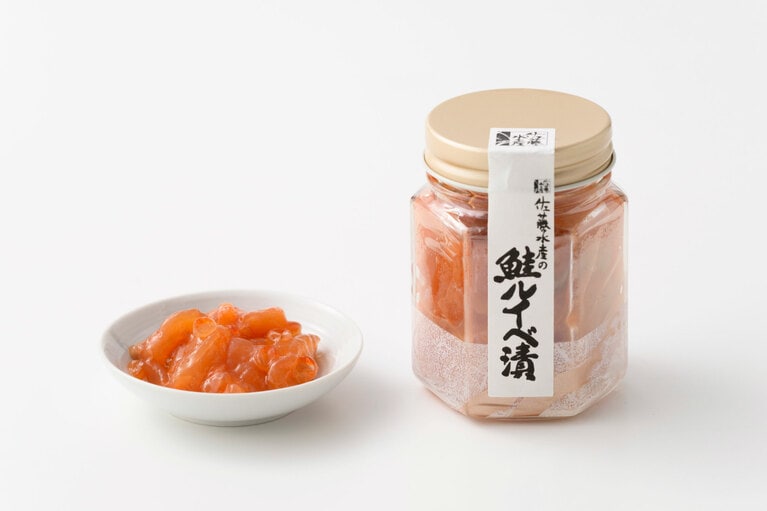 鮭ルイベ漬 1,480円（110g）。