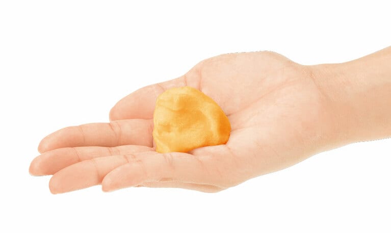 スクラブも金木犀カラーになってるのが楽しい。