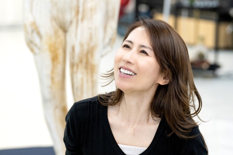 初舞台『フェードラ―炎の中で―』に挑戦した堀井美香さん。