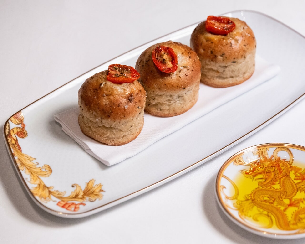 ドン・アルフォンソ スタイルのフォカッチャ。