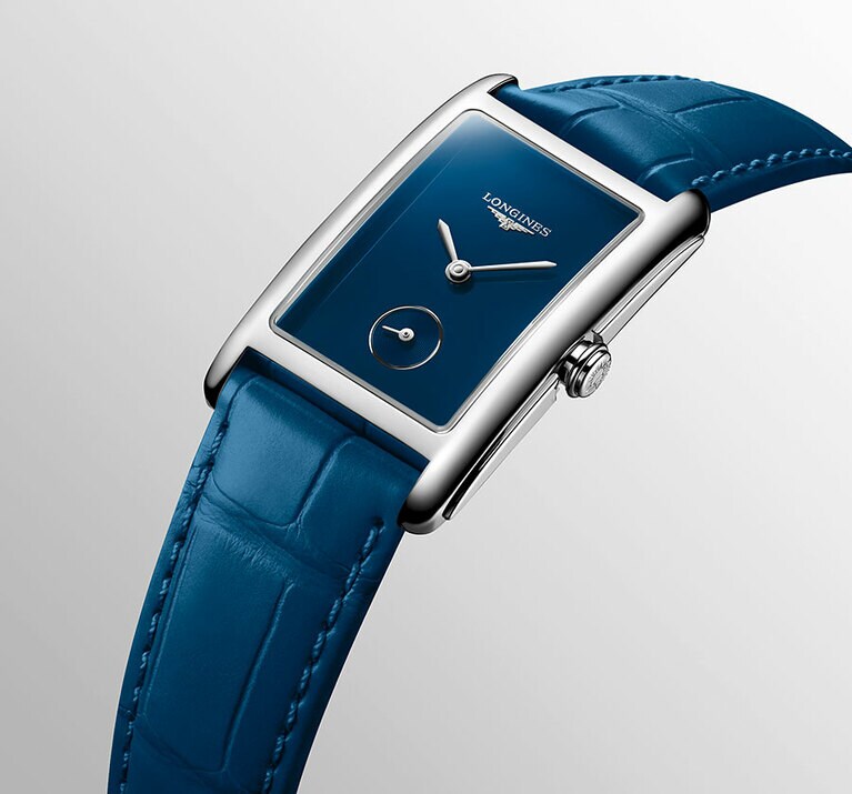 「ロンジン ドルチェヴィータ」コバルトブルー。