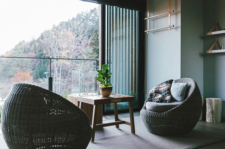 32部屋、全室がスイートルーム。同じタイプでも部屋によってそれぞれ家具が異なり、趣も変わる。