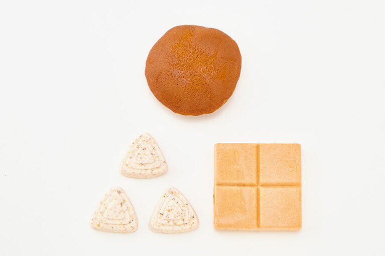 【神奈川県】○△□プチギフト 3個入り 600円(税込)／たんの和菓子店