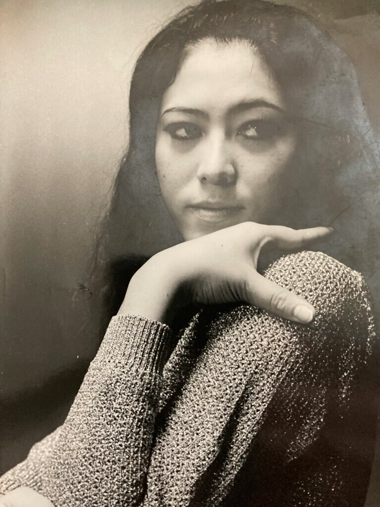 10代の頃の浅野順子さん（本人提供）