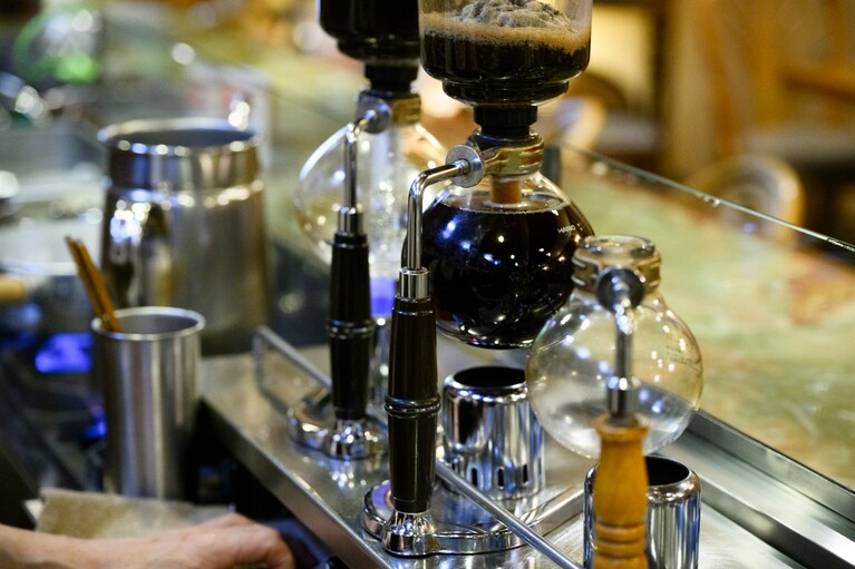 サイフォン抽出器。