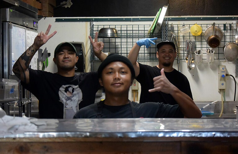 オーナーのホゼさんは27歳。若いスタッフたちが楽しそうに店を切り盛りしています。