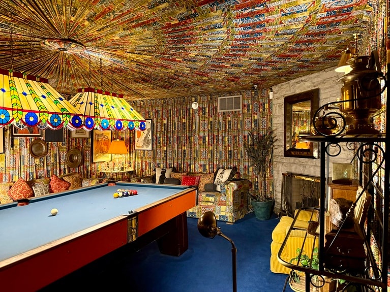 遊び心が詰め込まれたプールルーム。