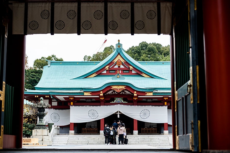 江戸時代の初期から鎮守様がまつられる須賀神社。