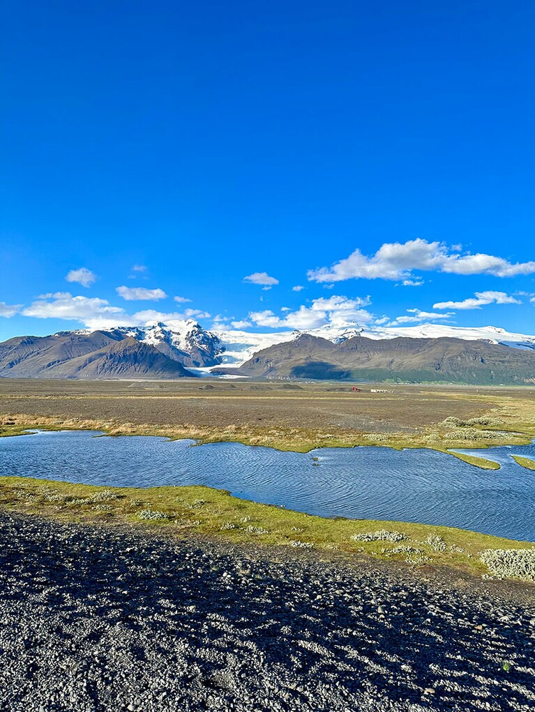 休憩スポットには絶景が。