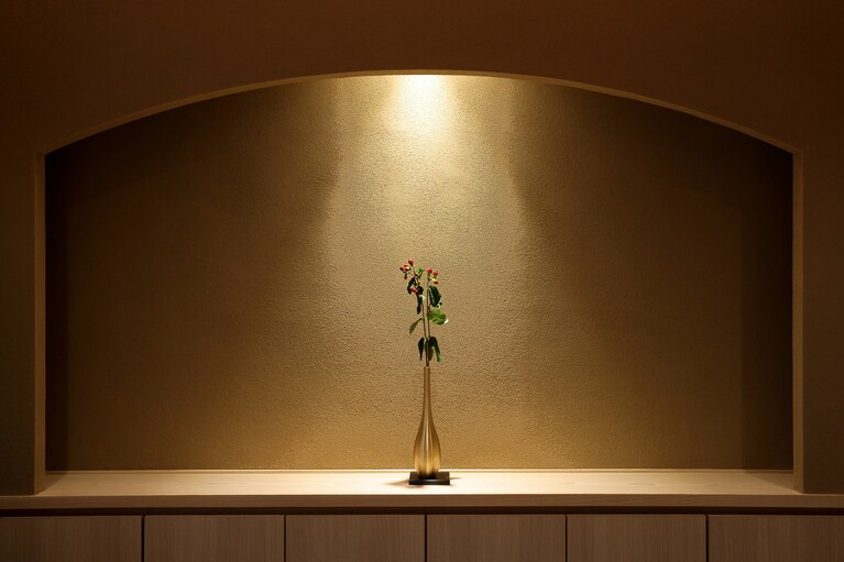 店内の装飾にもこだわりが。