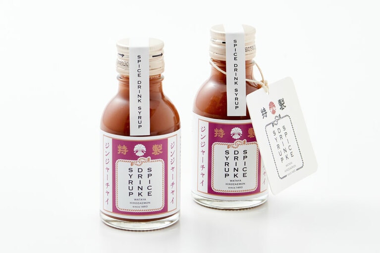 たなべたたらの里「ジンジャーチャイシロップ」各100g 1,100円／島根県