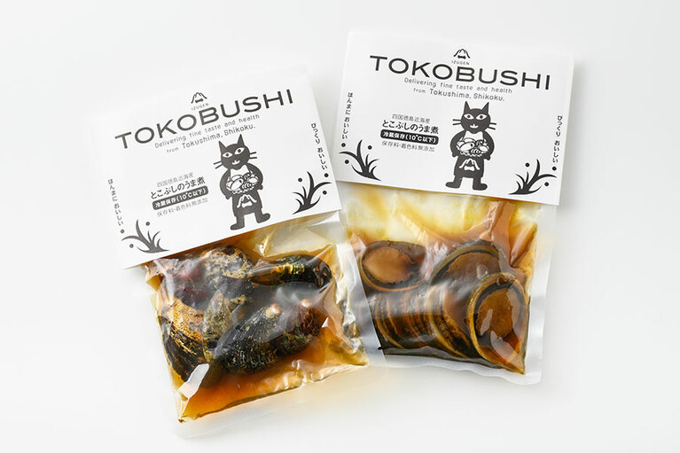 とこぶしのうま煮 各100g 1,620円／泉源