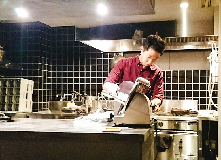 「イタリアン時代の道具を再活用しています！」。ナイス！