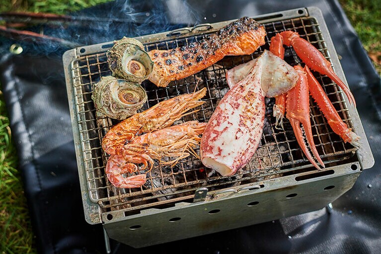 新鮮な魚介はシンプルに焼いて楽しむ！