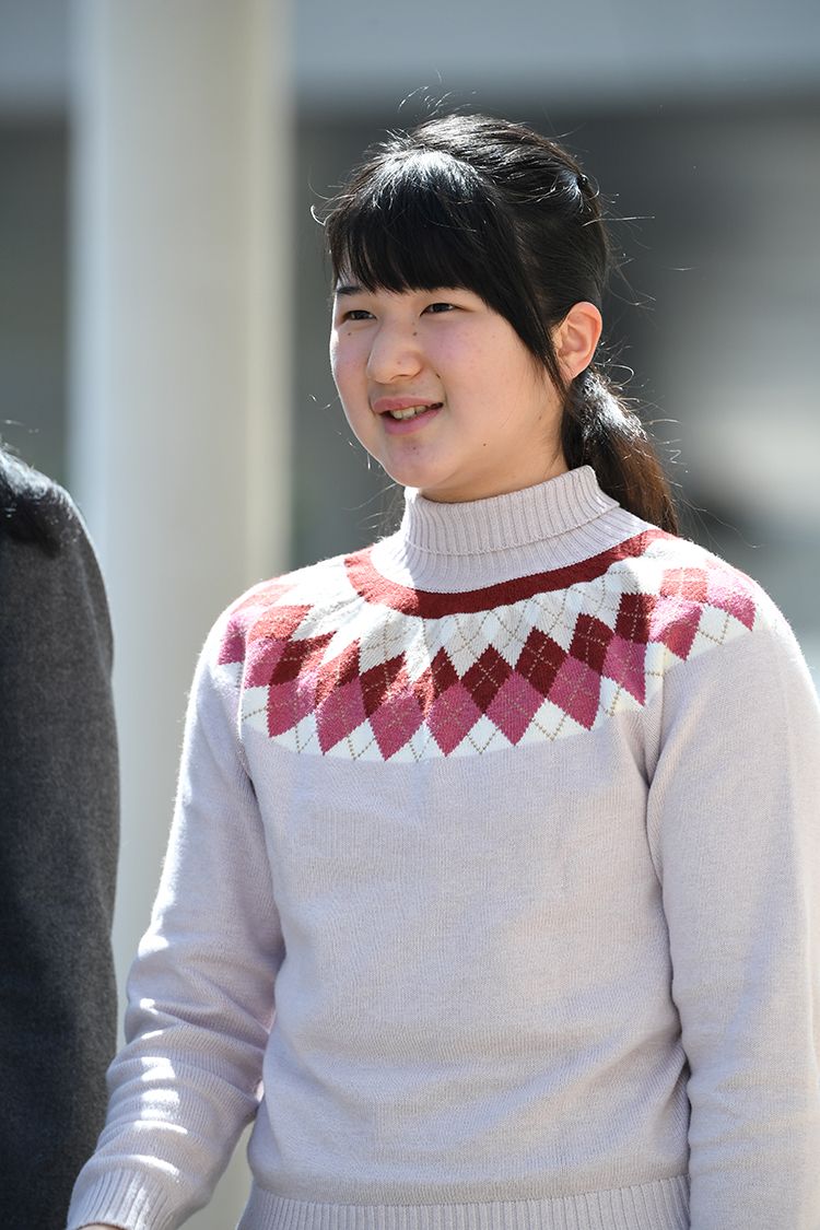 2018年3月、長野駅での愛子さま　©JMPA