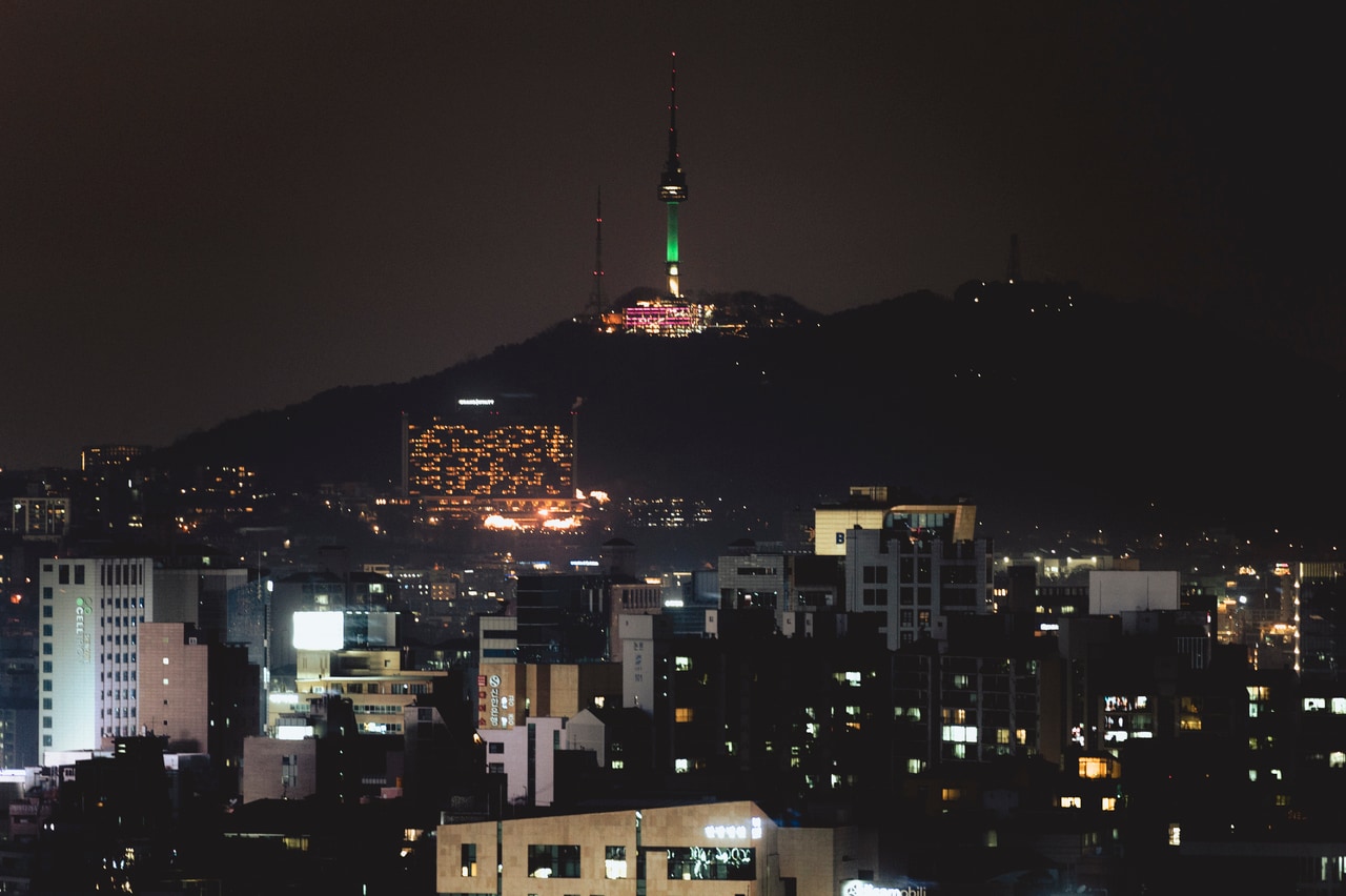 ソウルを一望できる。