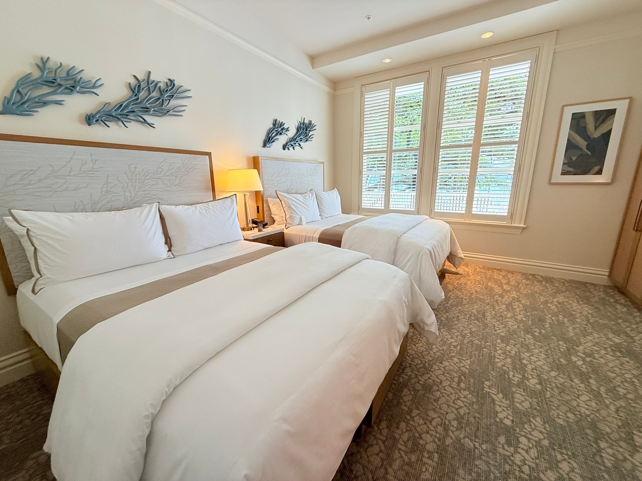 バニヤンウィングのバニヤンデラックス（ダブルベッド2台）。