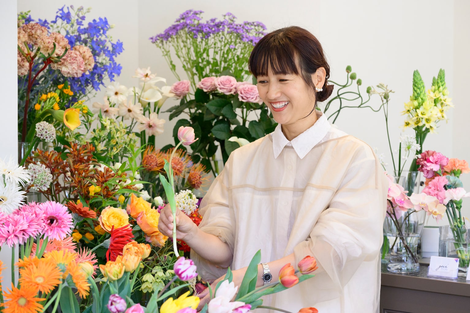 Gui Flower 【鎌倉】映画の世界に迷い込んだみたい...! 前田有紀さんが手掛ける、とびきり可愛いお花屋さん「gui flower kamakura」が ...