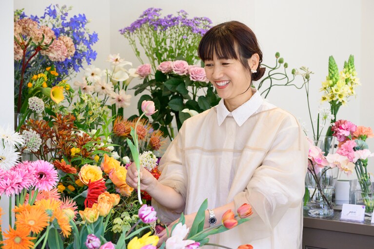 二児の育児真っ只中の前田さんは、働くことと暮らすことが同じ場所である喜びを感じているとか。「子どもたちとの時間も大切にできるようになりました」。