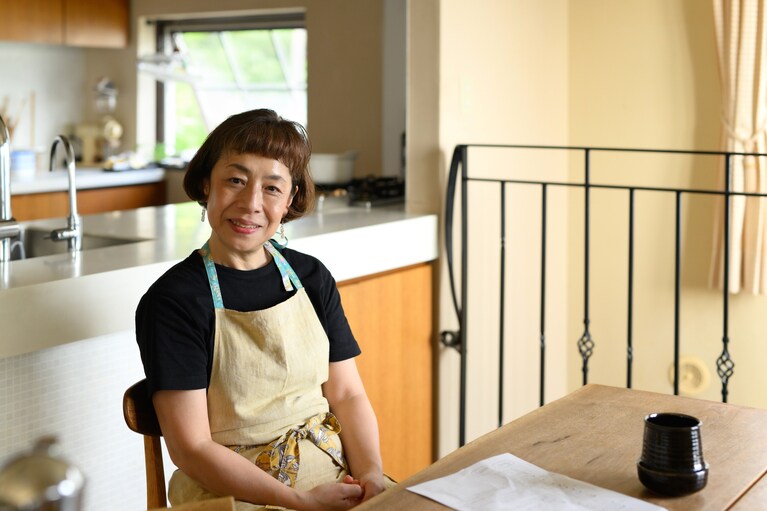 海の見えるキッチンで。