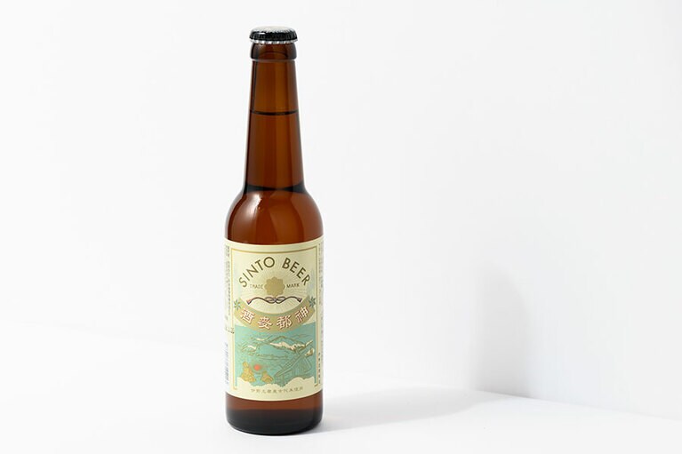 【三重県】二軒茶屋餅角屋本店の「神都麦酒」380円(330ml)。