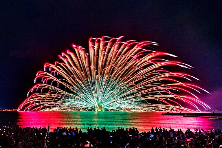 【福井県坂井市】三国花火大会。
