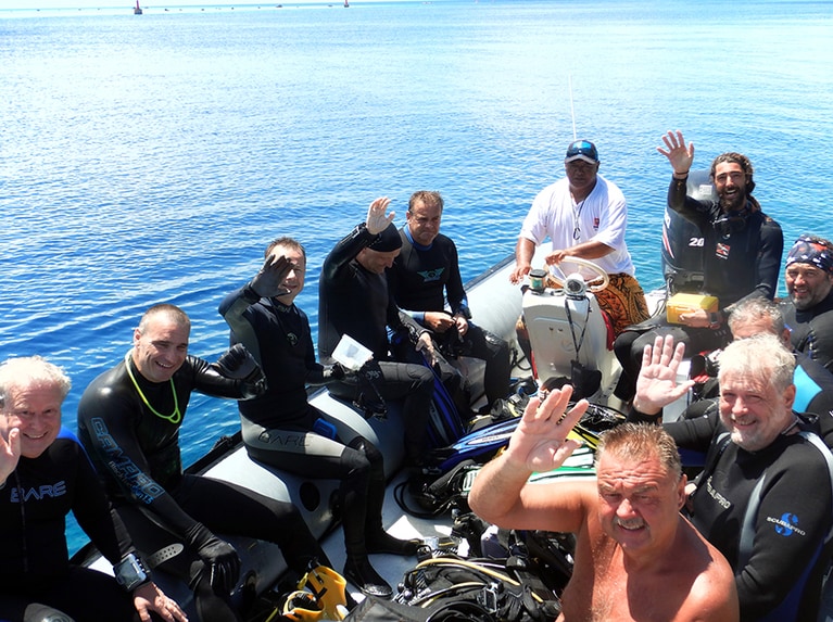 ベテランダイバーも大満足な南ファカラバの海。