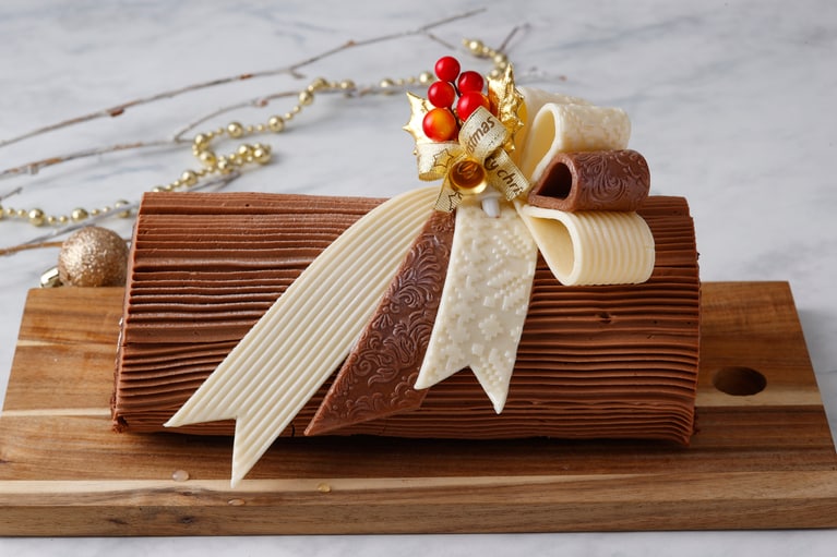 ホテルニューグランドの「ブッシュ・ド・ノエル」。