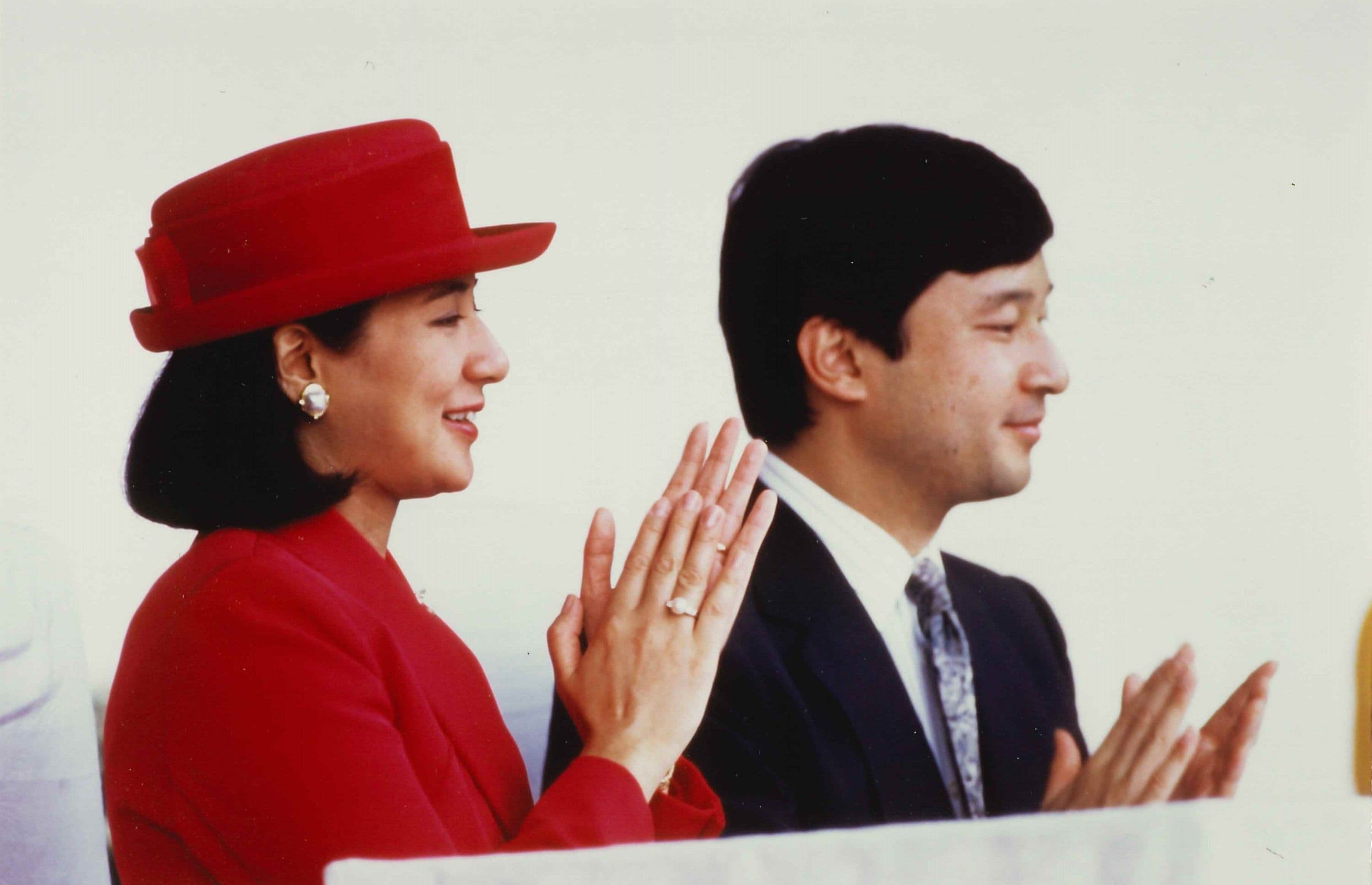 1994年10月2日、第12回アジア競技大会広島1994開会式にご臨席　©JMPA