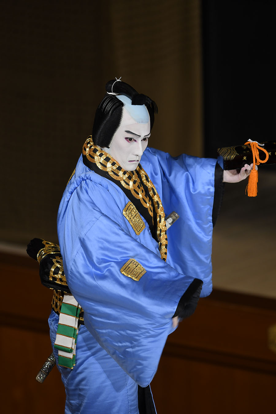 2021年8月歌舞伎座『源平布引滝 義賢最期』下部折平実は多田蔵人。©松竹
