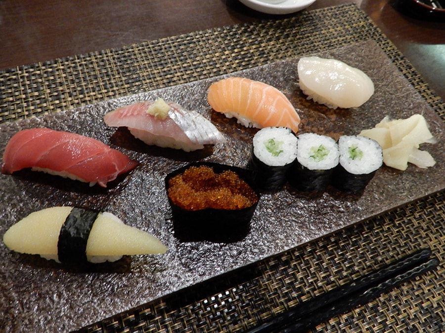 珠玉の寿司は、さすが小樽から30分という地で、ネタが新鮮。