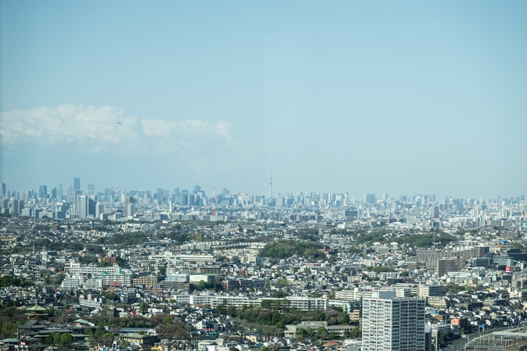 遠くに東京スカイツリー®も見える。