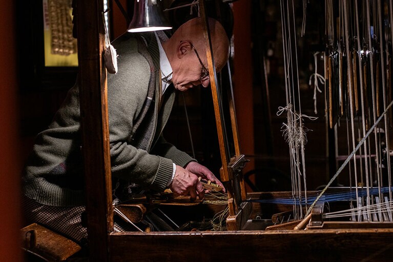 作り方をデモンストレーションしてくれた6代目のジェローム・デュクレルクさん。