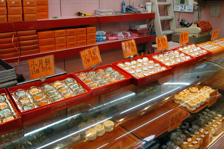 ［李製餅家］商品のバリエーションも豊富。