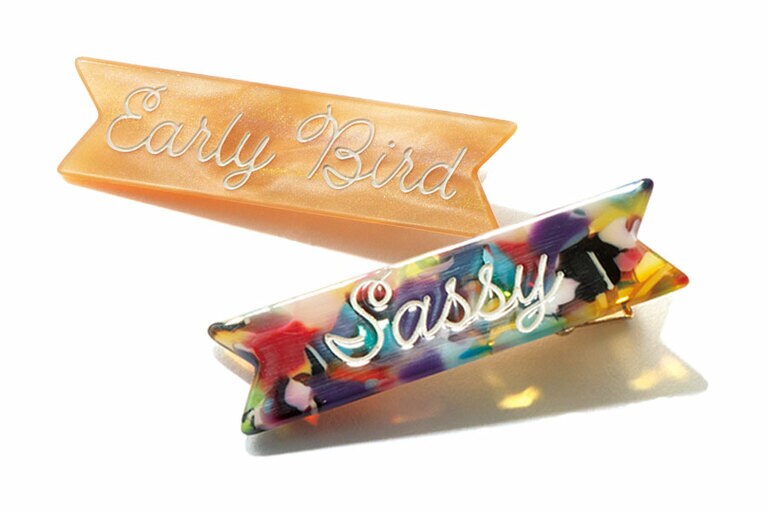 Hair Clip 左から：Early Bird Hair Clips、Sassy Hair Clips 各1,375円／2e CHESTS