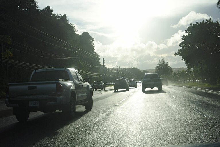 グアムは一番近いアメリカ、という一面も。