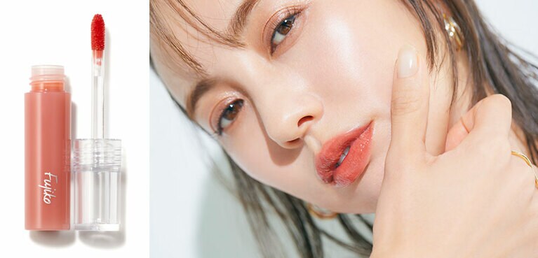 フジコ ニュアンスラップティント 02珊瑚ローズ 1,408円／かならぼ