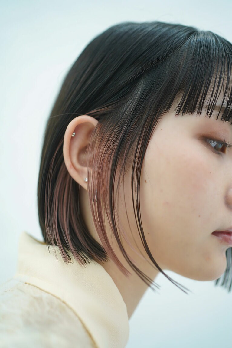 ダルなピンクがお洒落。