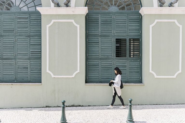 1860年築、アジア初の西洋式劇場であり、上流階級の社交場でもあった「ドン・ペドロ5世劇場」。