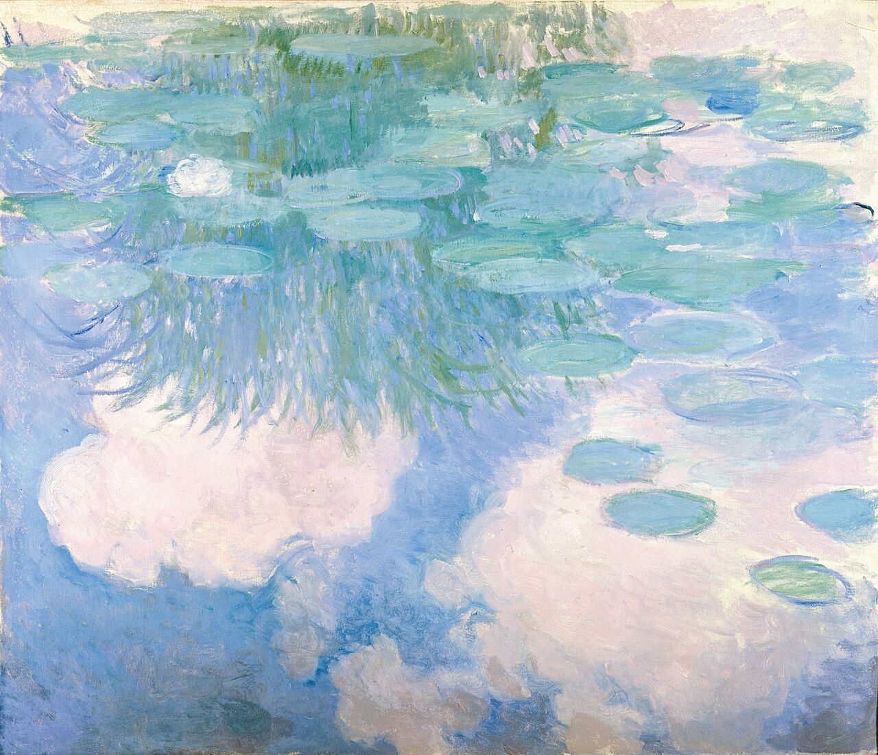 クロード・モネ《睡蓮》1914-1917 年頃 油彩/カンヴァス マルモッタン・モネ美術館、パリ © musée Marmottan Monet
