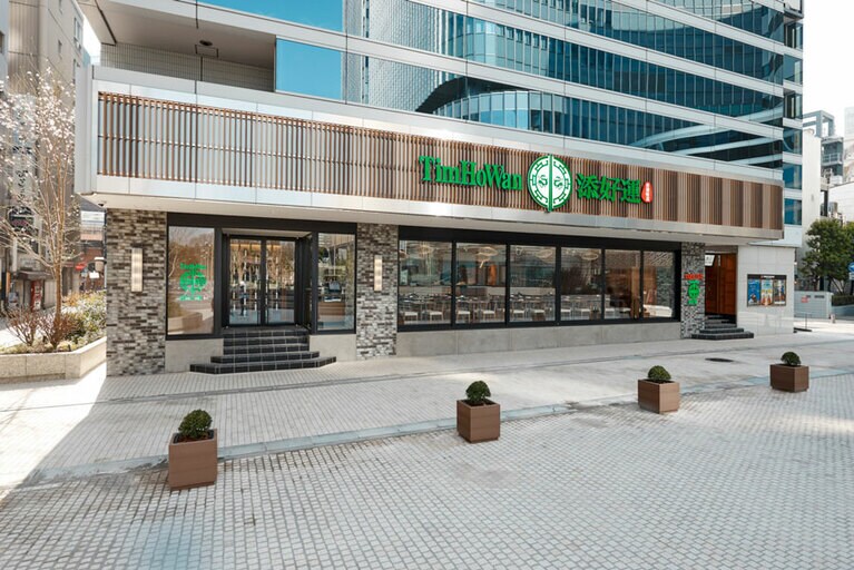 日比谷シャンテ 別館1Fに位置する「ティム・ホー・ワン 日比谷店」。