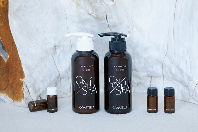 コンステラ BOXセット シャンプー＆トリートメント(ザ ベース 各230mL＋インフュージョン 10mL×各2) 8,360円／アノマリー